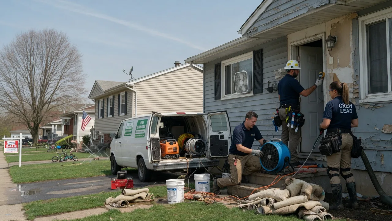 Flood Cleanup in Lindenhurst, IL near me