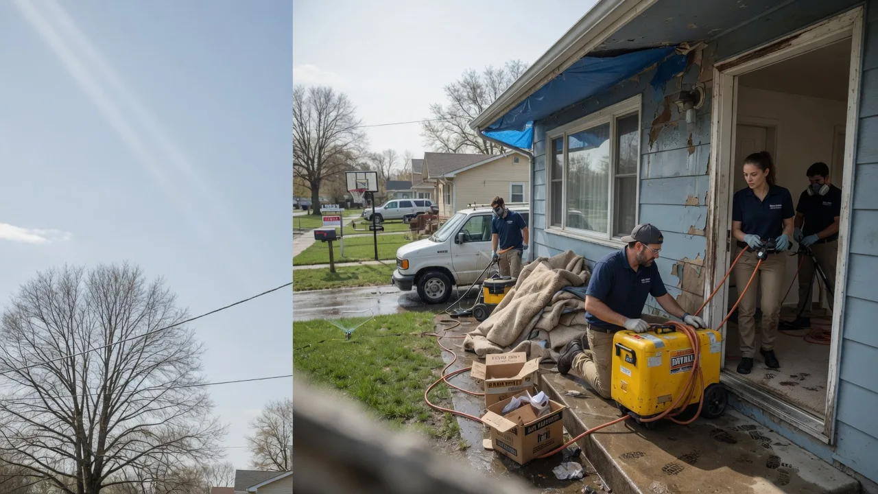 Basement Flood Cleanup in Lindenhurst, IL near me